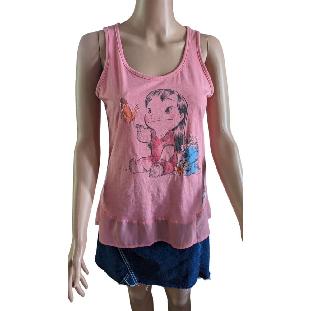 Disney Store Animator's Collection Lilo & Stich Scrump Hi Lo Tank Size M